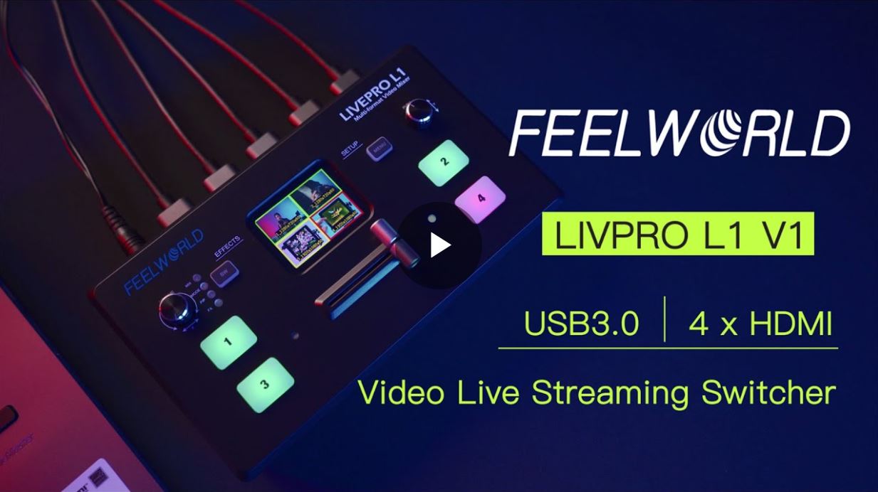 FEELWORLD LIVEPRO L1 V1 switch de vídeo